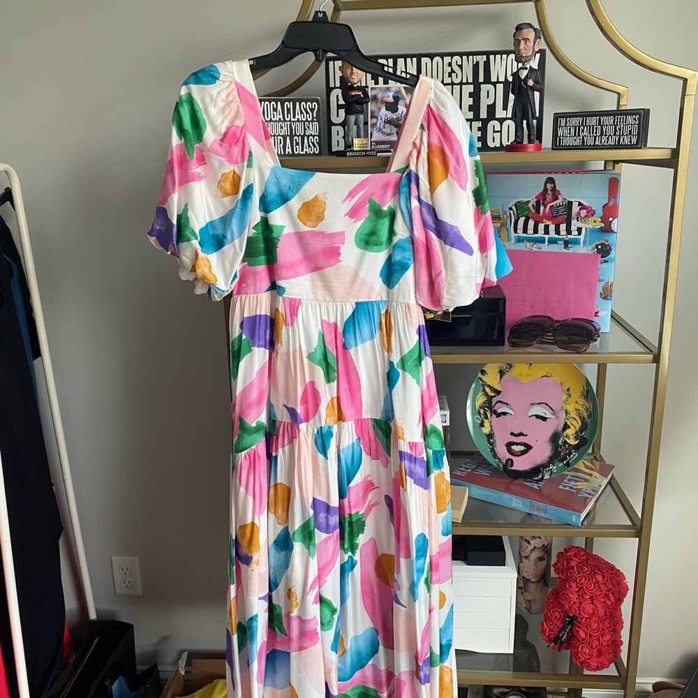 Price cut! Entro Multicolor Abstract Dress